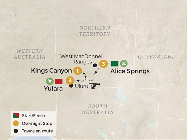 Alice Springs, Kings Canyon & Uluru Adventure
