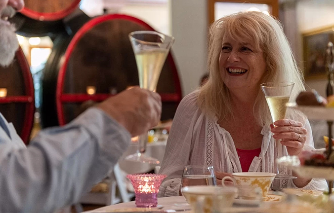 Enjoy elegant high tea in the Barossa Valley