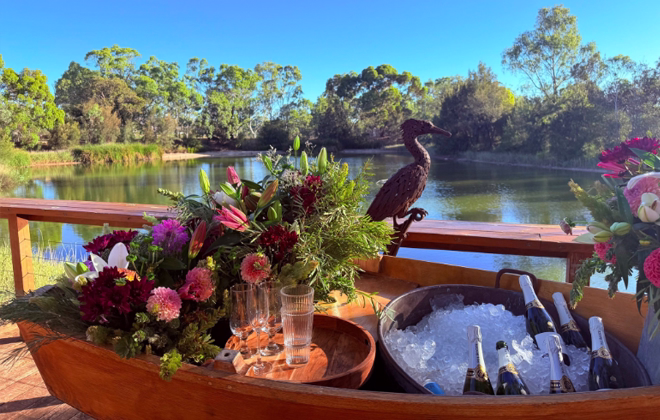 Maggie Beer Farm Shop lake and café Barossa Valley