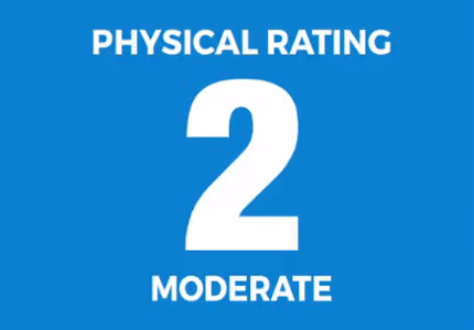 Physical Rating 2: Moderate