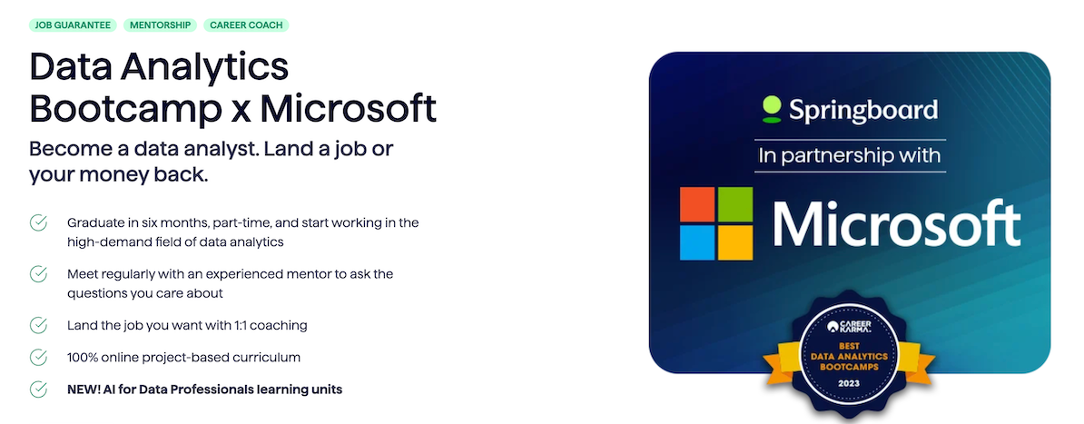 Springboard Data Analytics Career Track