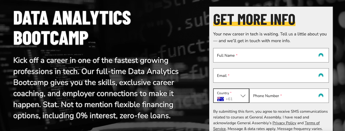 General Assembly Data Science Bootcamp