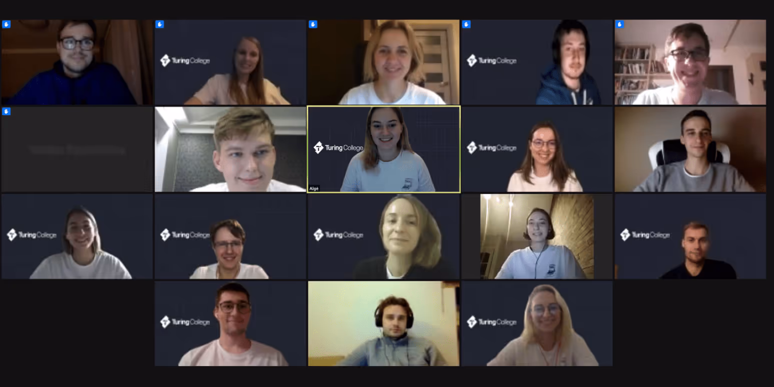 First data science learners at Turing College