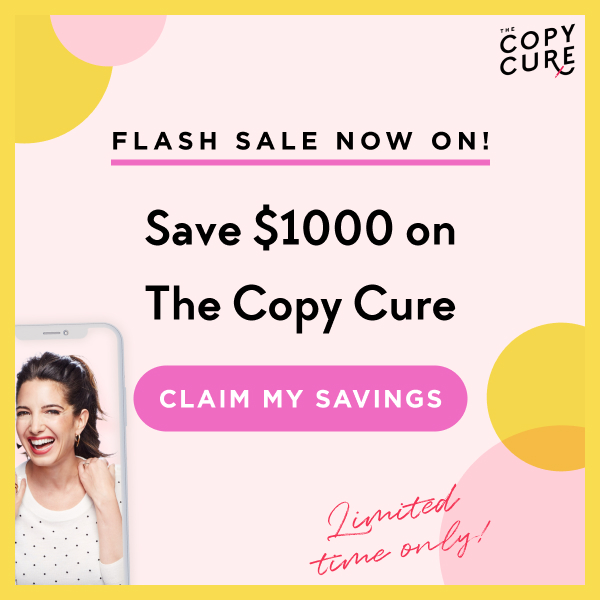 🔥$1000 OFF The Copy Cure. 5 Days ONLY.