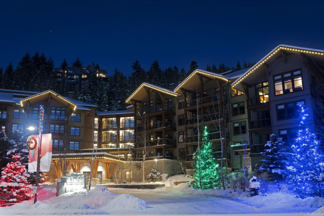 Commercial lighting for Christmas light in the Sea to Sky Corridor, Whistler, Squamish