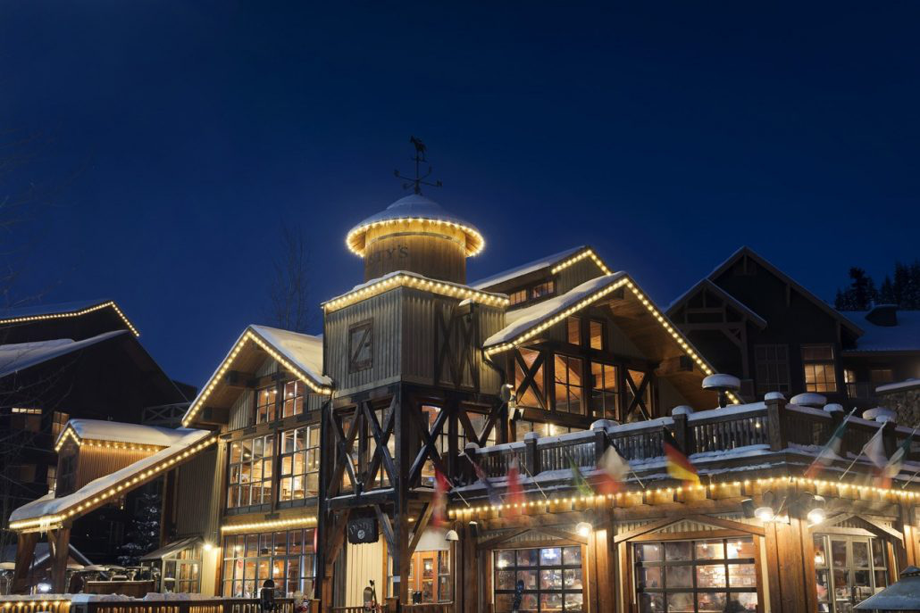 Commercial lighting for Christmas light in the Sea to Sky Corridor, Whistler, Squamish