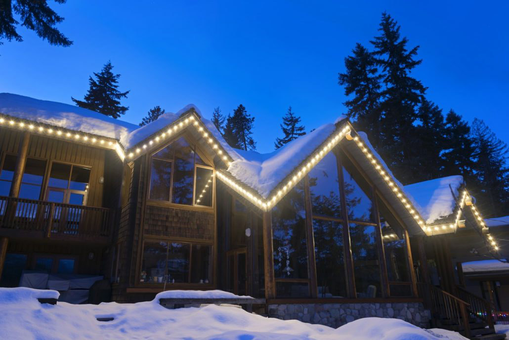 Christmas lights for residential properties in whistler and squamish