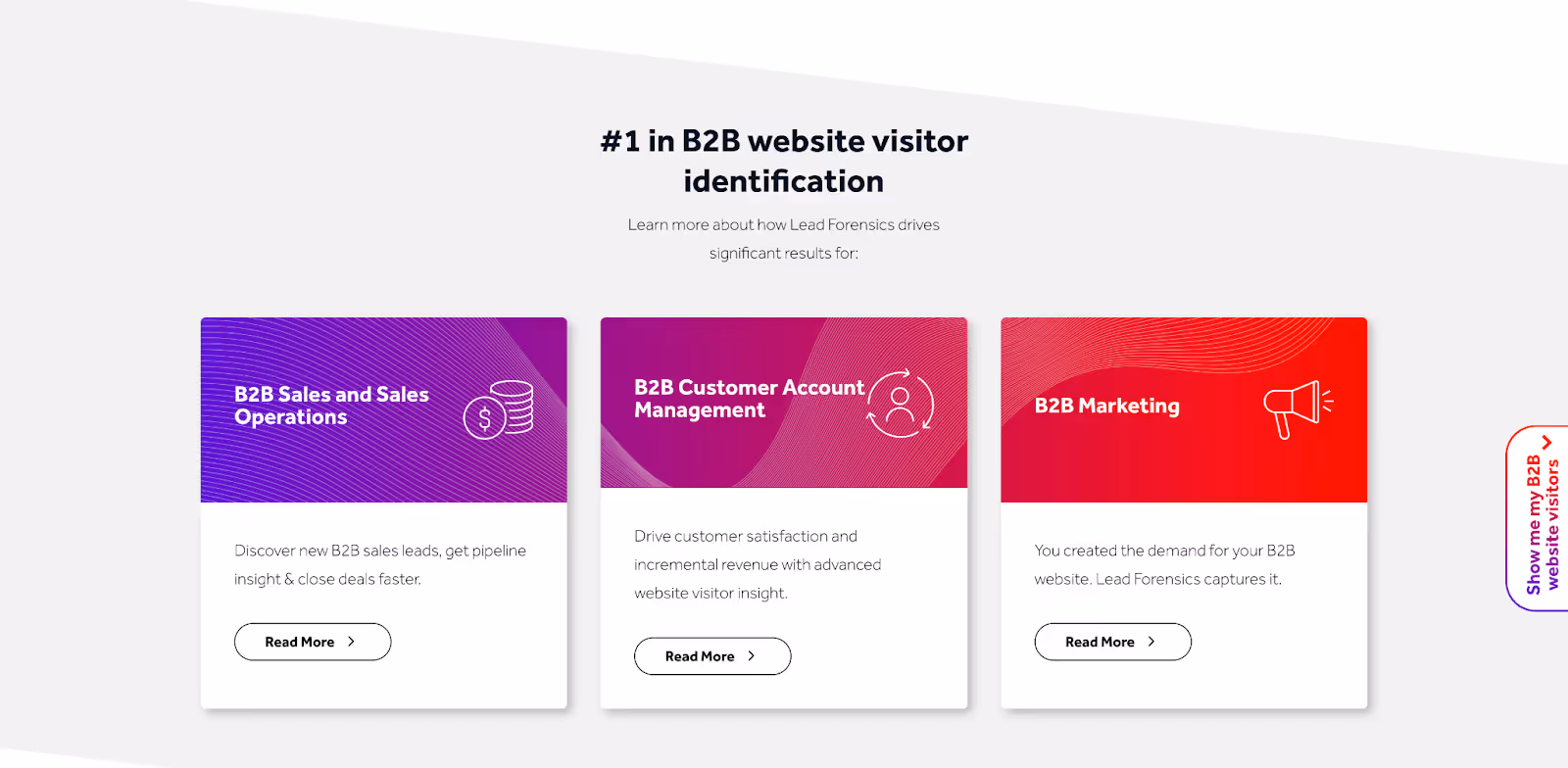 Lead Forensics - B2B visitor Identification 