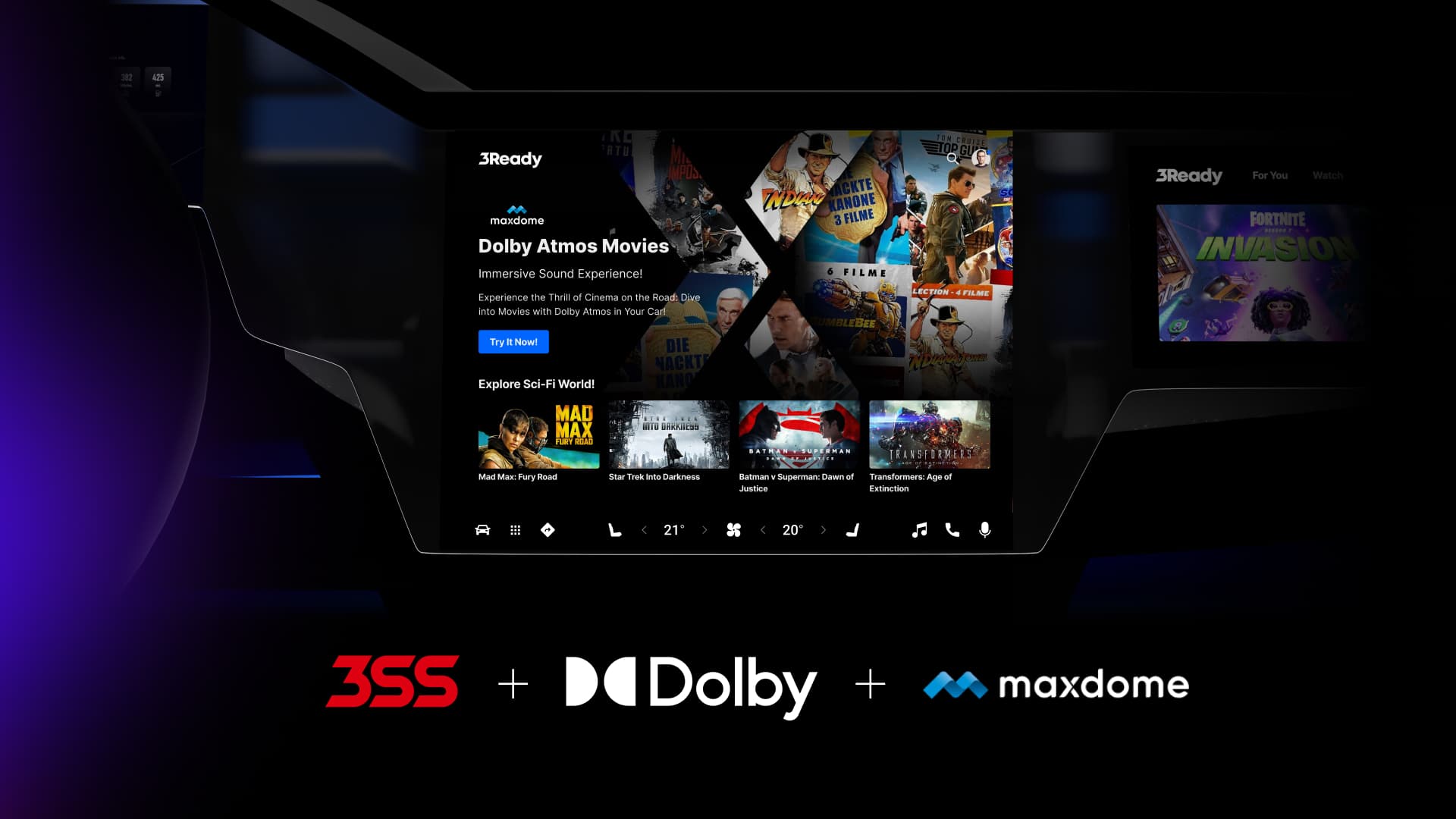 3SS and Dolby Team Up to Enable Carmakers to Differentiate with Immersive In-Car Entertainment