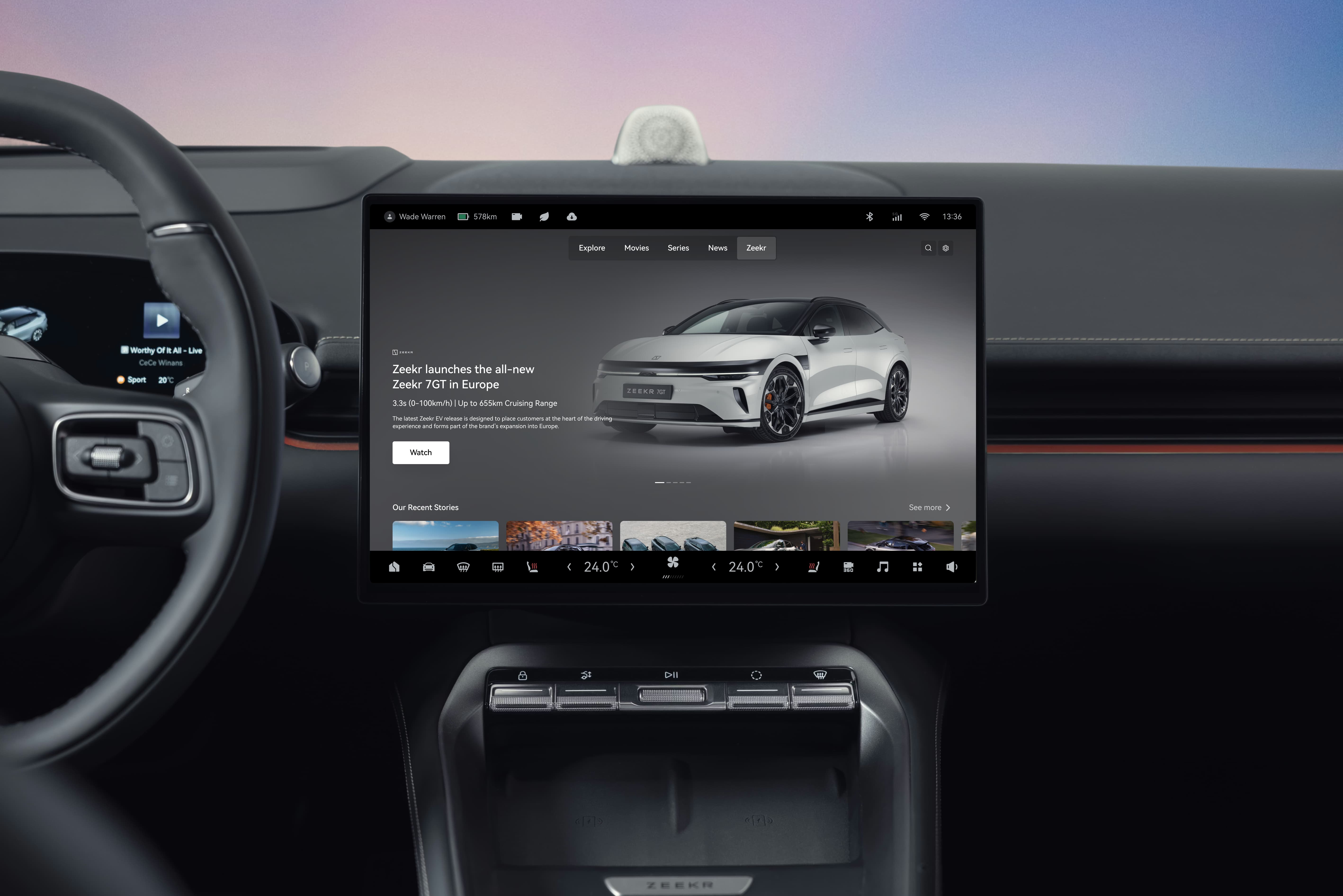 Geely Tech EU and 3SS Launch Next-Generation In-Car Entertainment Hub for Zeekr Across Europe