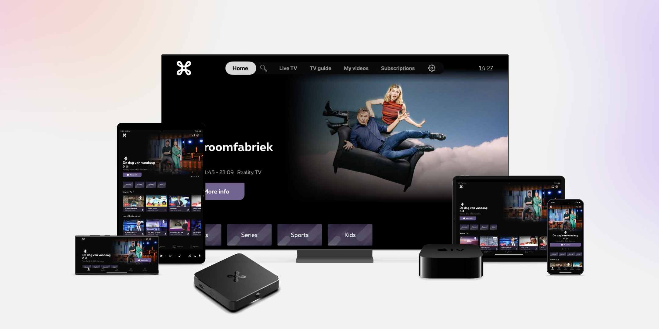Proximus Launches New STB, Apple TV and Multiscreen Apps Enabled by 3SS 3Ready Framework