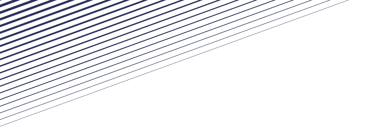 Diagonal parallel lines in a gradient from dark blue to lighter blue on a black background.