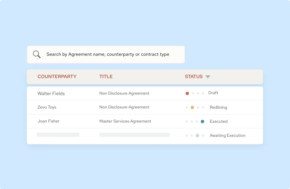 SpotDraft's comrehensive contract repository and tracking function
