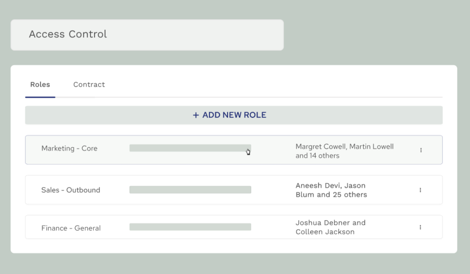 SpotDraft’s access control feature