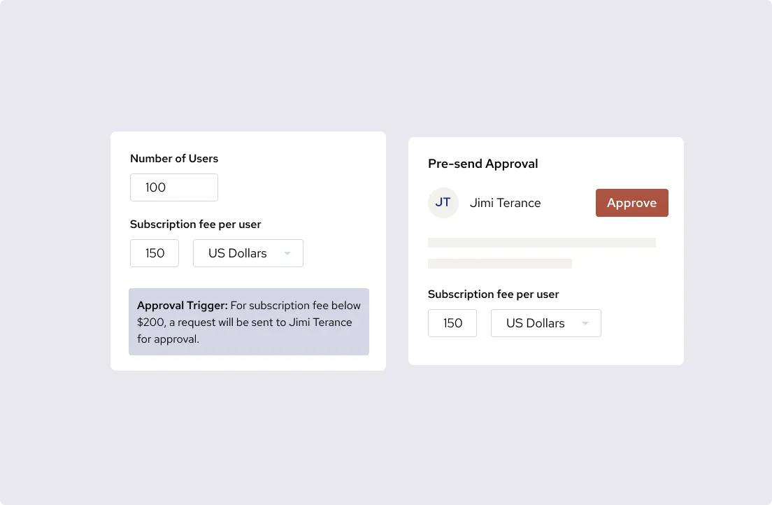 SpotDraft's Workflow automation capabilities can streamline approval processes and ensure efficient contract management.