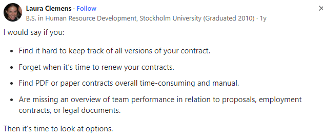 How do you tell when you need a CLM?