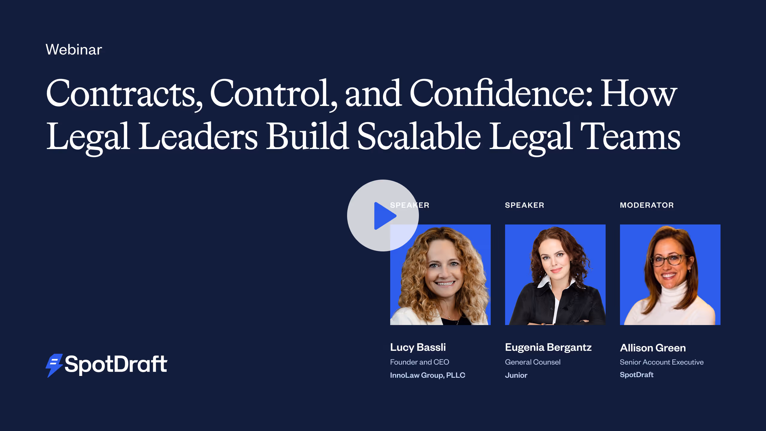 Contracts, Control, and Confidence: How Legal Leaders Build Scalable Legal Teams