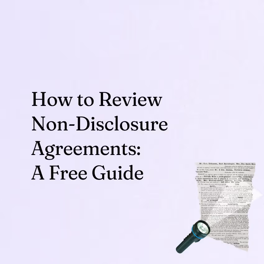How to Review Non-Disclosure Agreements (NDAs): A Comprehensive Guide