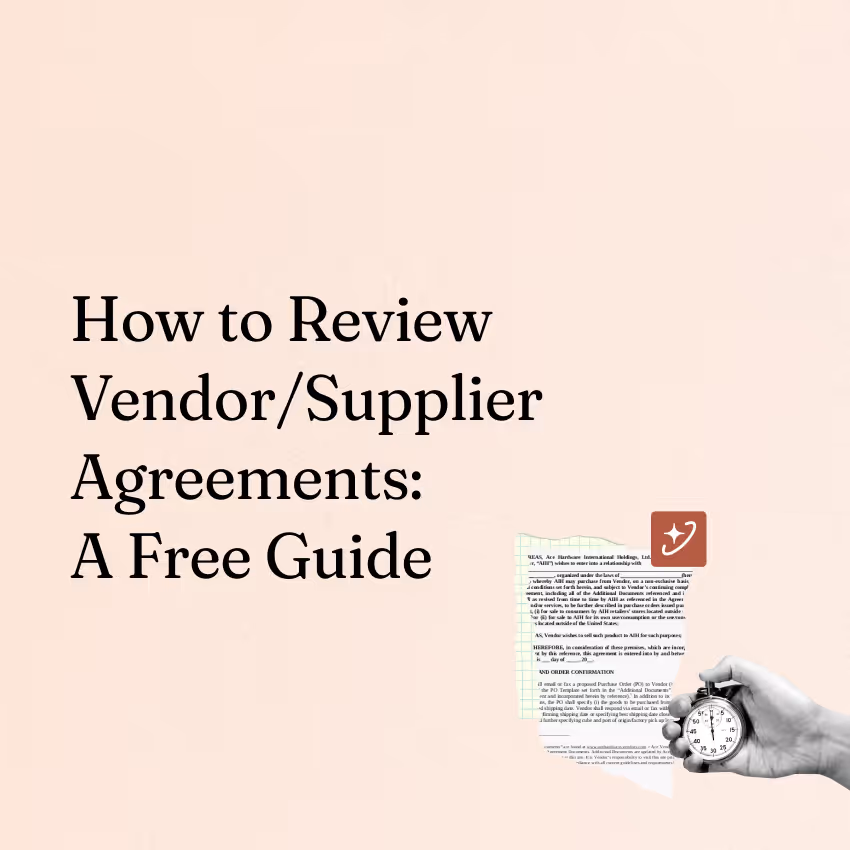 How to Review Vendor/Supplier Contracts: A Comprehensive Guide
