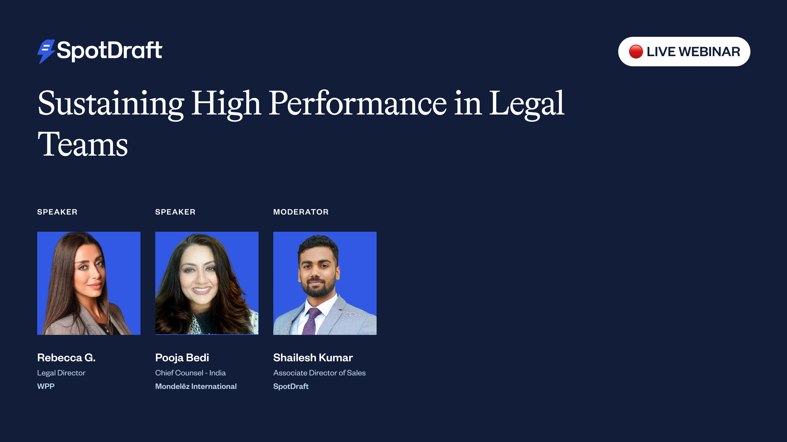 Sustaining High Performance in Legal Teams