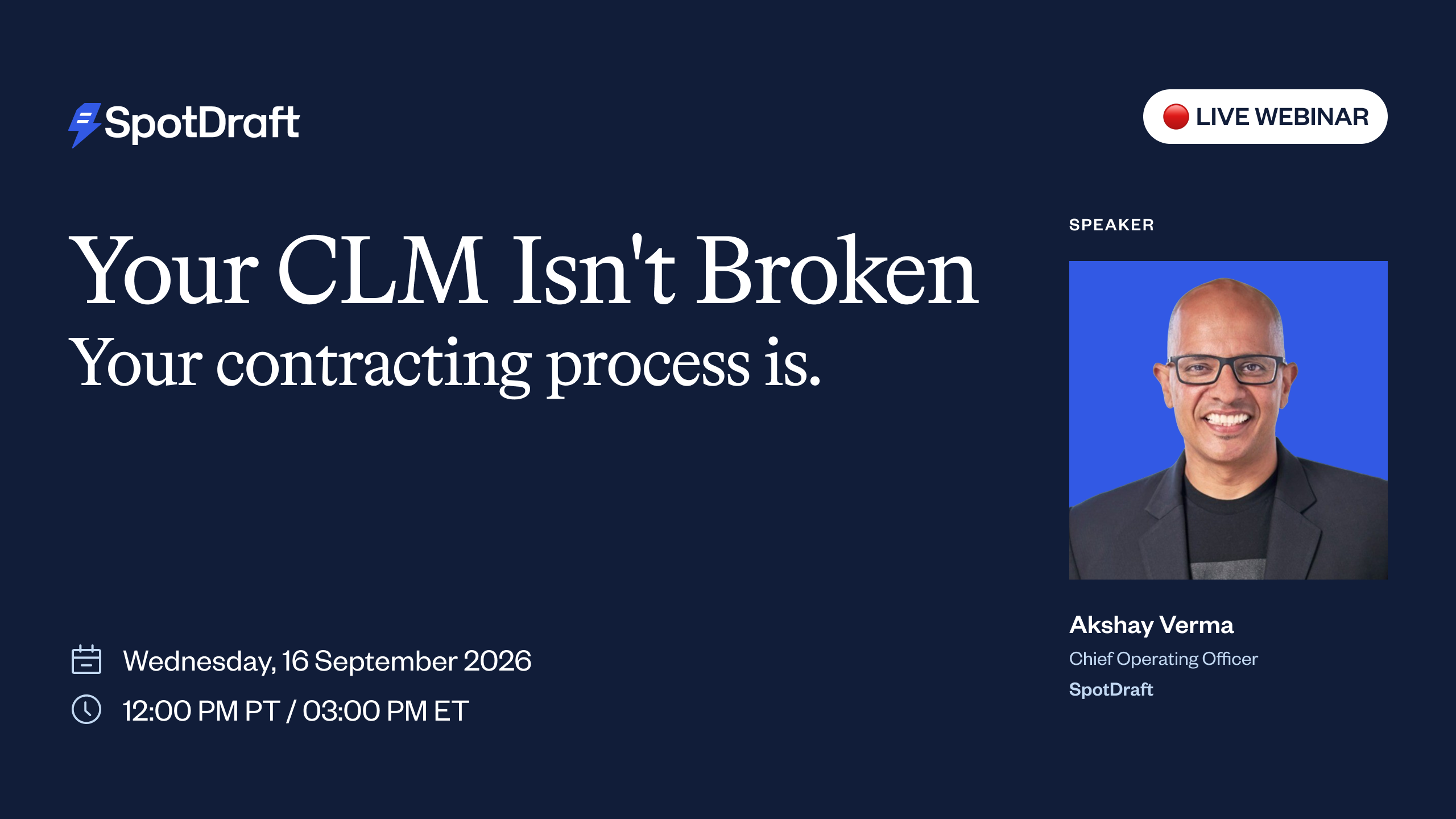 Your CLM Isn't Broken. Your contracting process is.