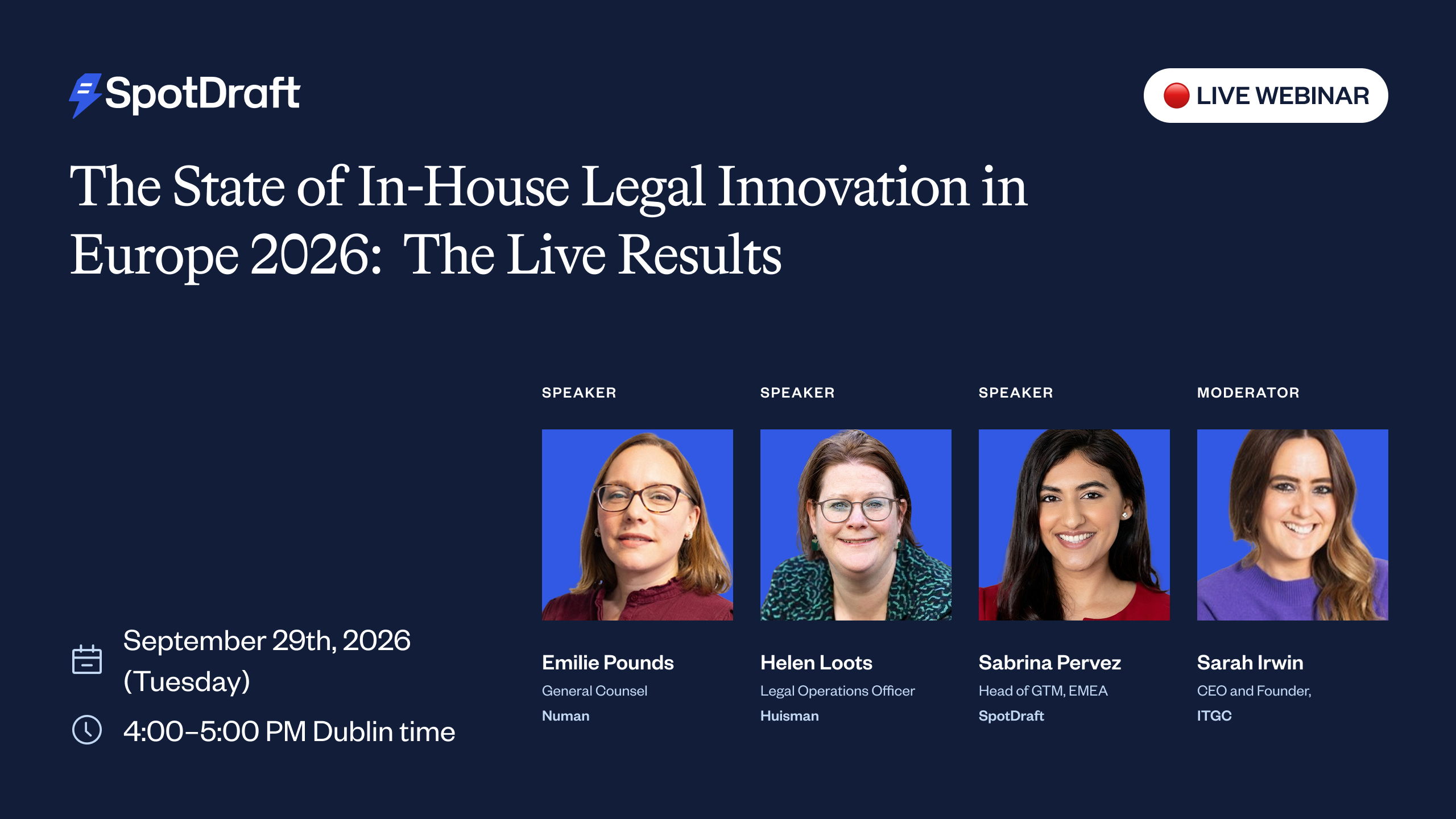 The State of In-House Legal Innovation in Europe 2026: The Live Results