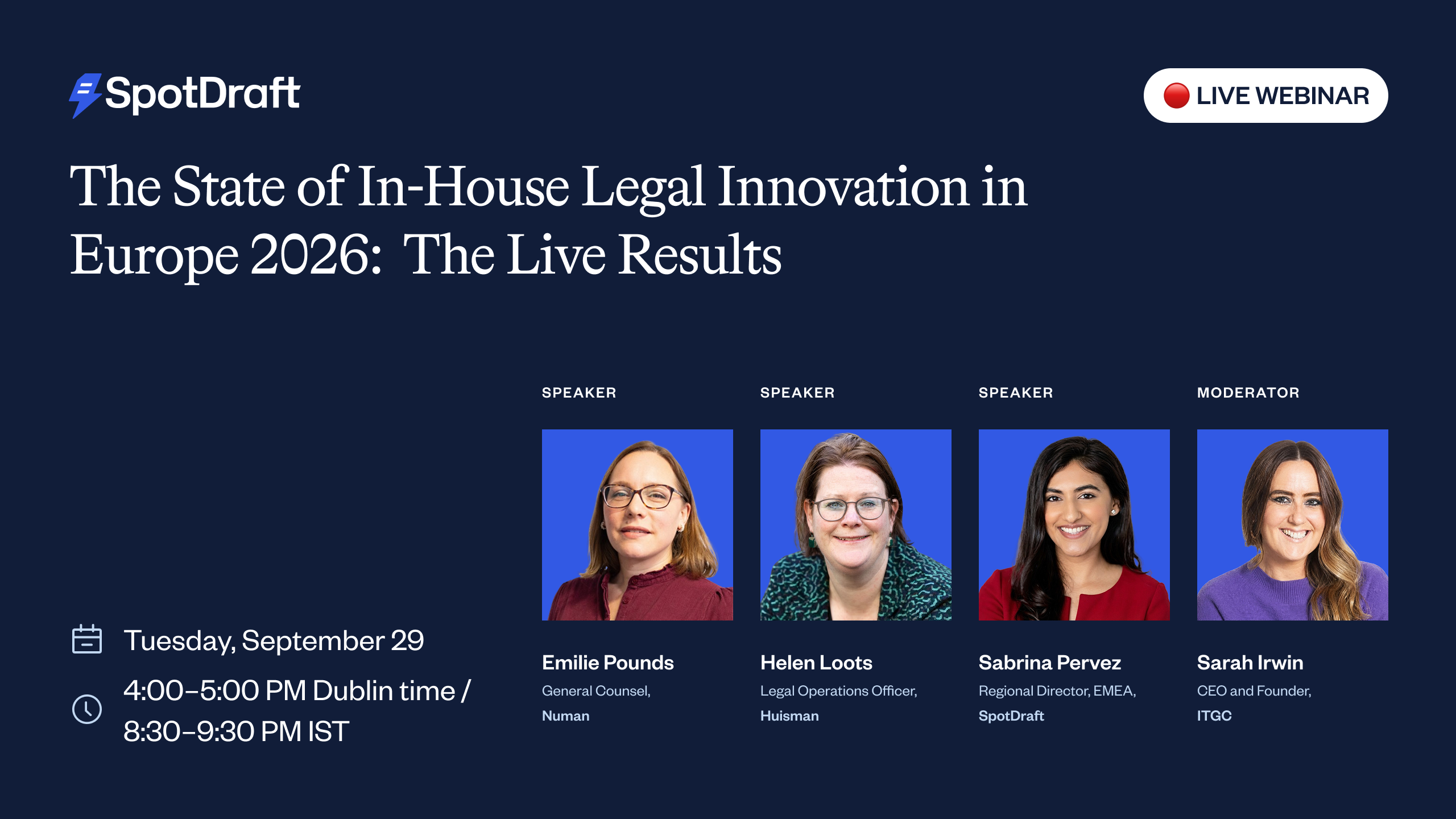 The State of In-House Legal Innovation in Europe 2026: The Live Results