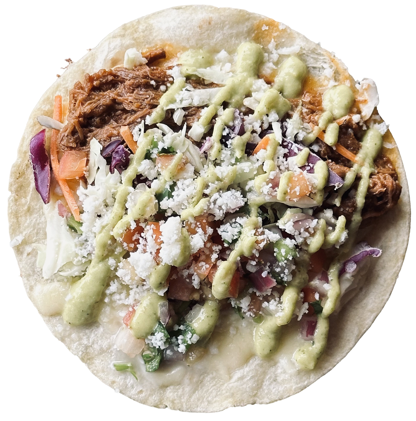 Cochinita pibil taco