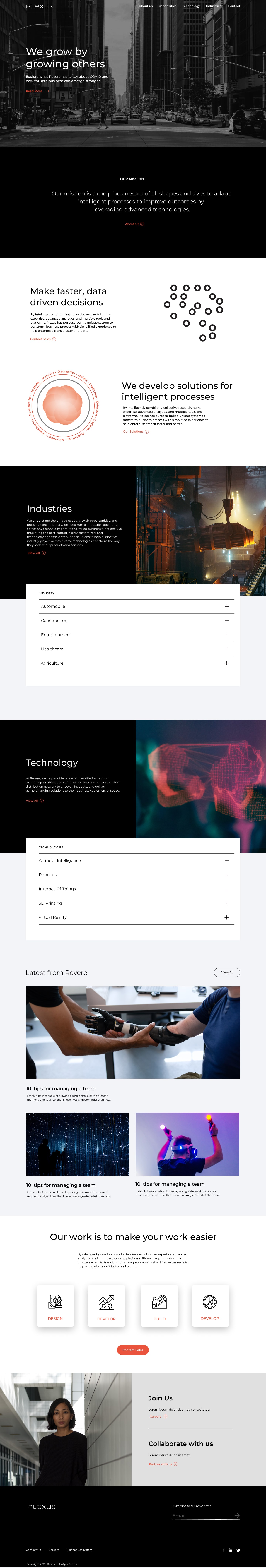 A screenshot of web page
