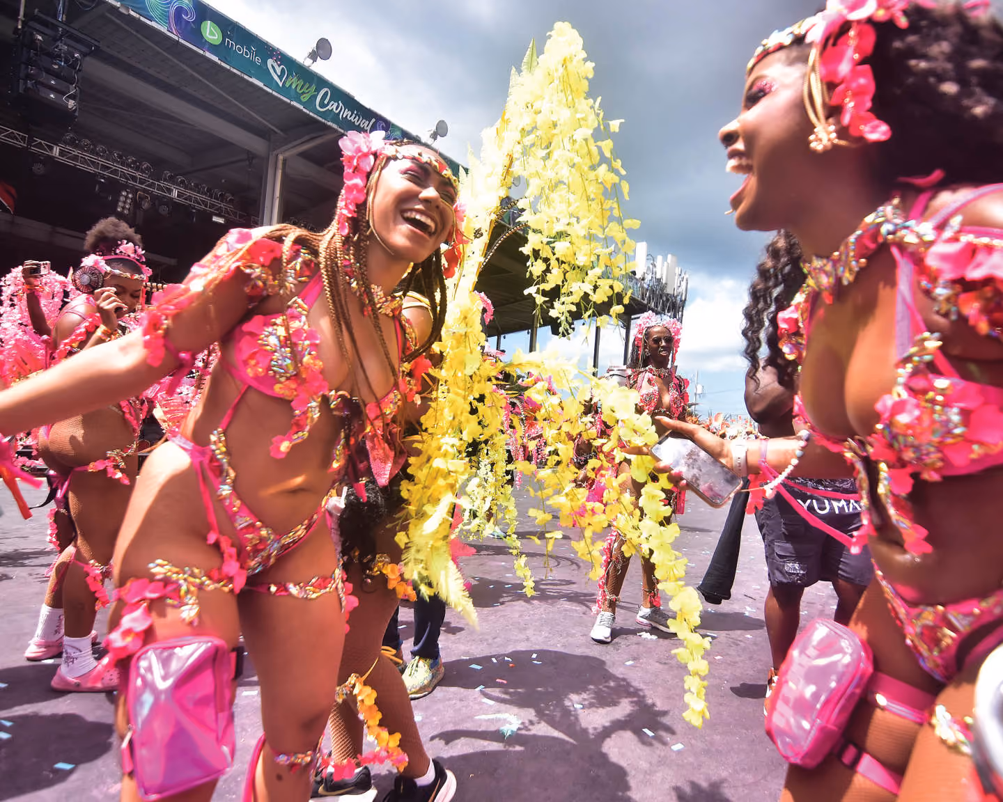 Carnival revellers – Photo: Edison Boodoosingh