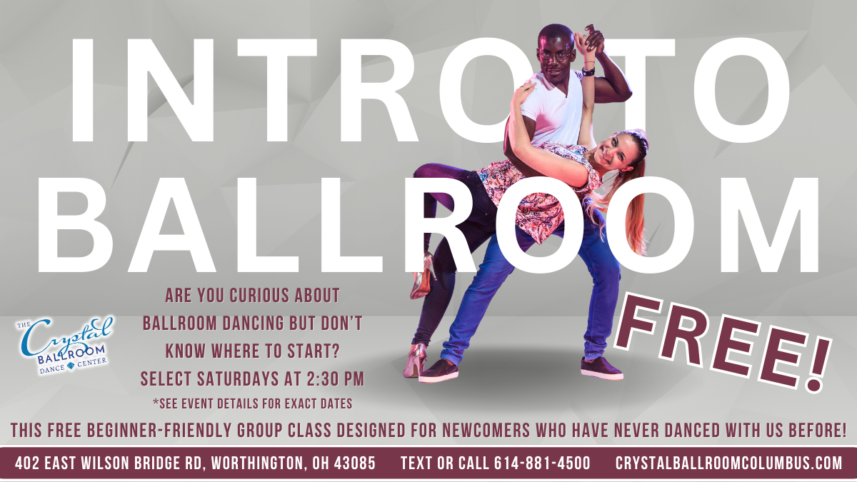 Free Intro to Ballroom Dancing Group Class - Feb 28