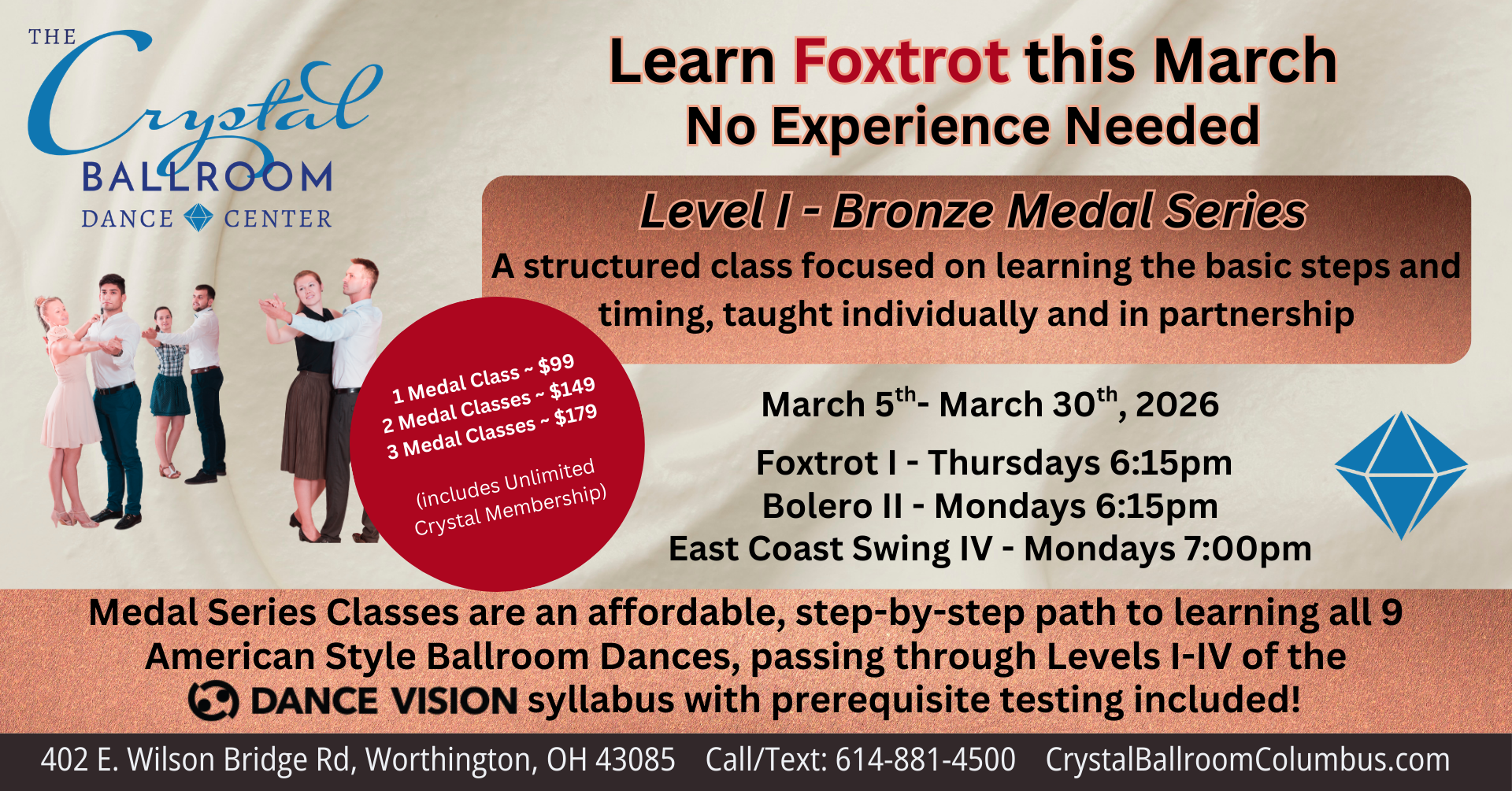 Foxtrot I - Dance Vision Medal Series