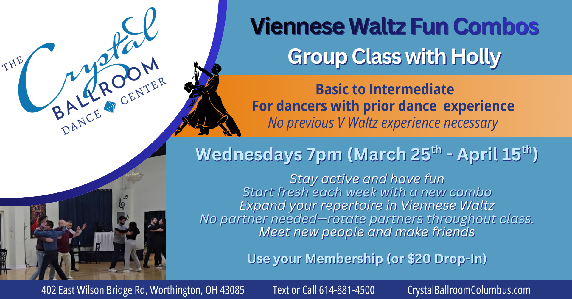 Viennese Waltz Fun Combos Group Class - Apr 15