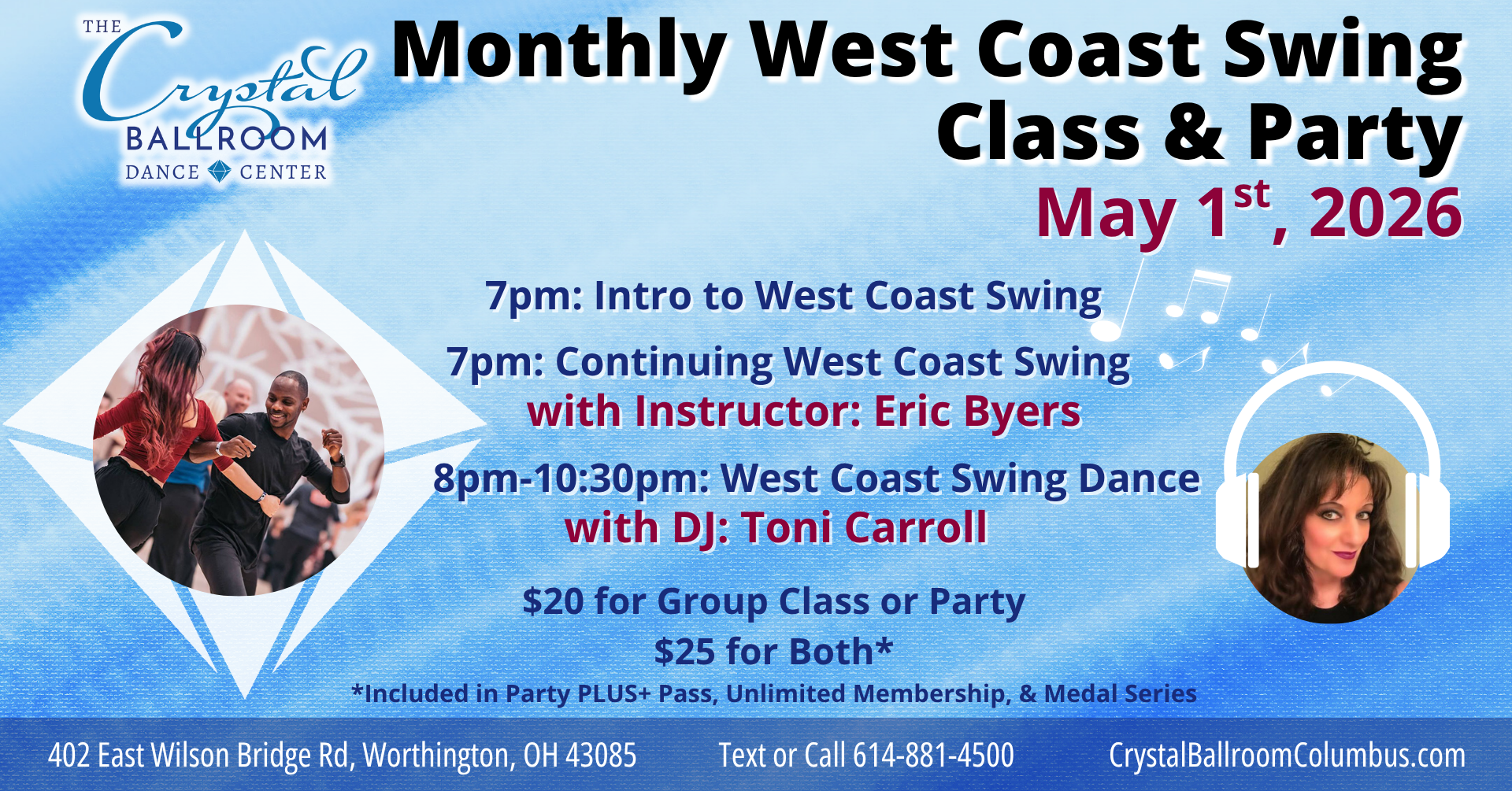 West Coast Swing Class and Party - May 1