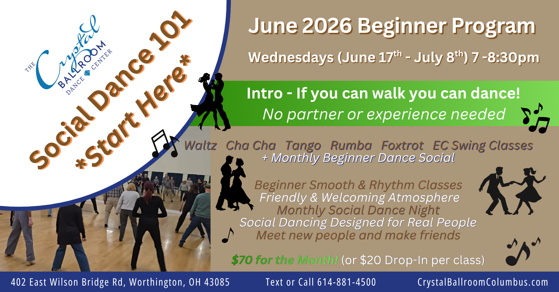 Social 101 Beginner Dance Social - Jul 8