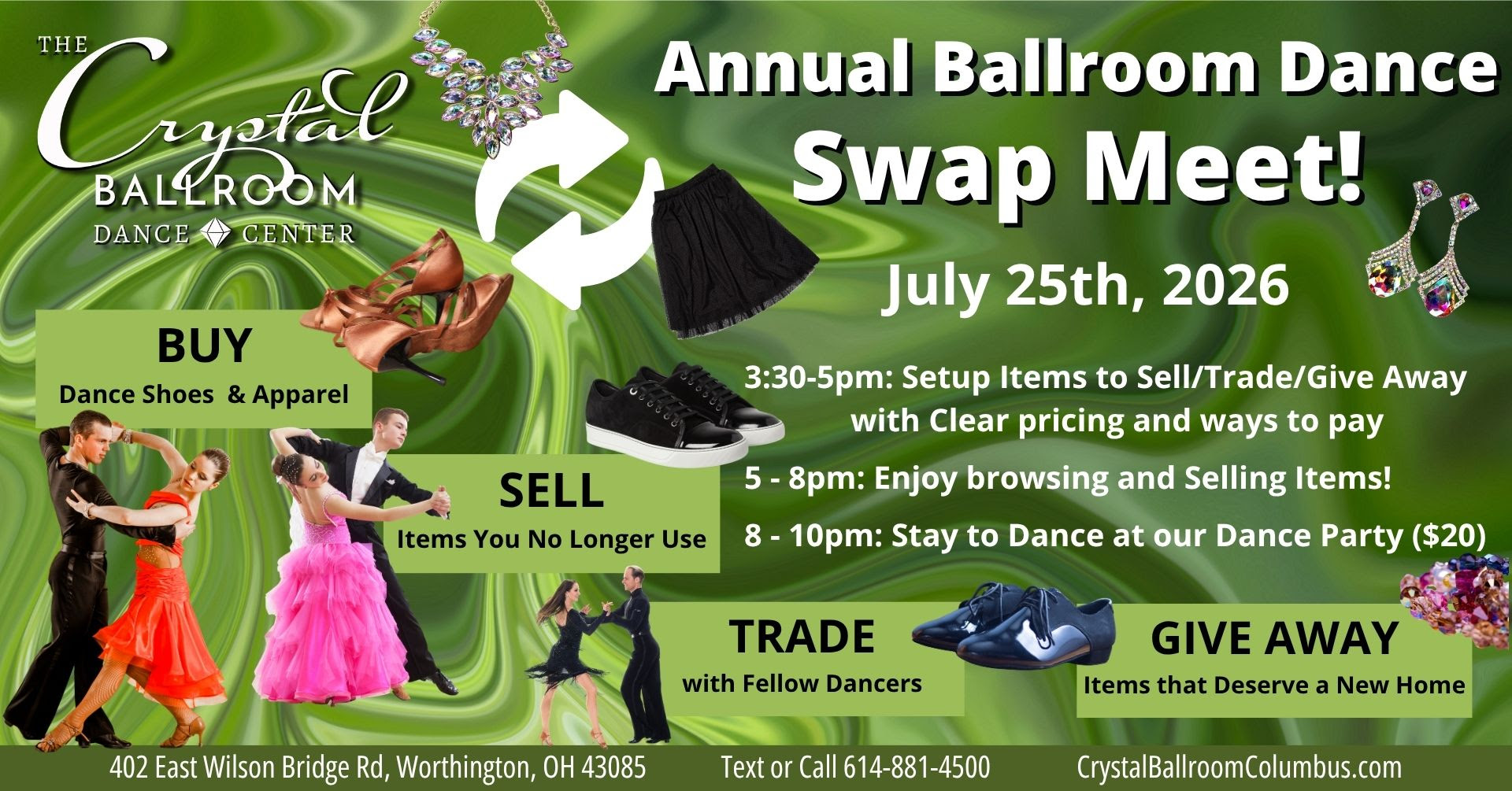 Ballroom Dance Swap Meet - Jul 25