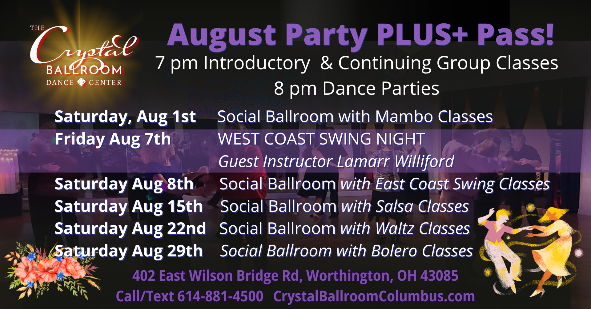 August Party PLUS+ Pass - Mambo - Aug 1