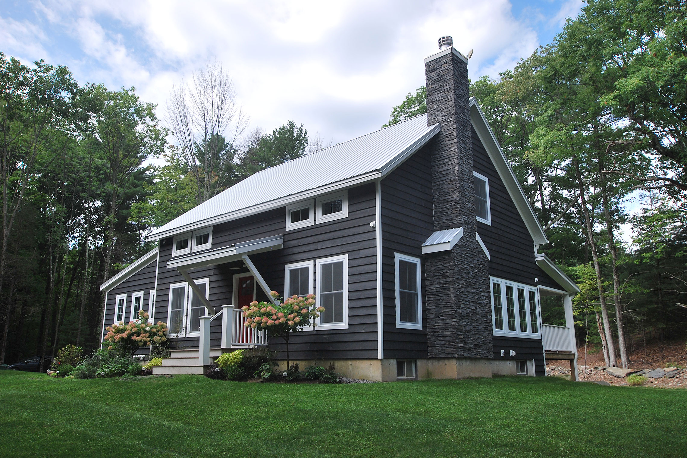 an image of a foundation for a home being built in the catskills