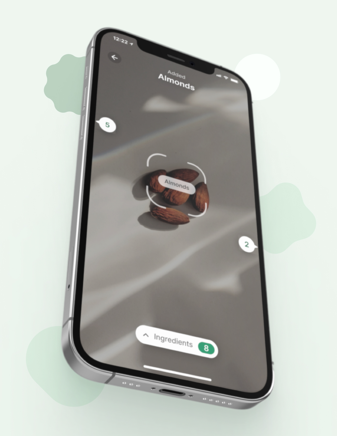 An mobile phone image of ChowTime AR.