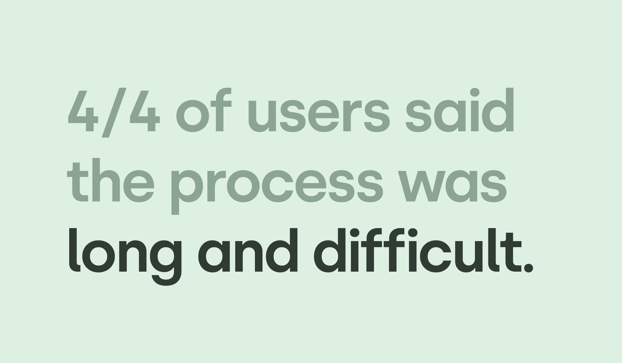 All users said it was difficult to use