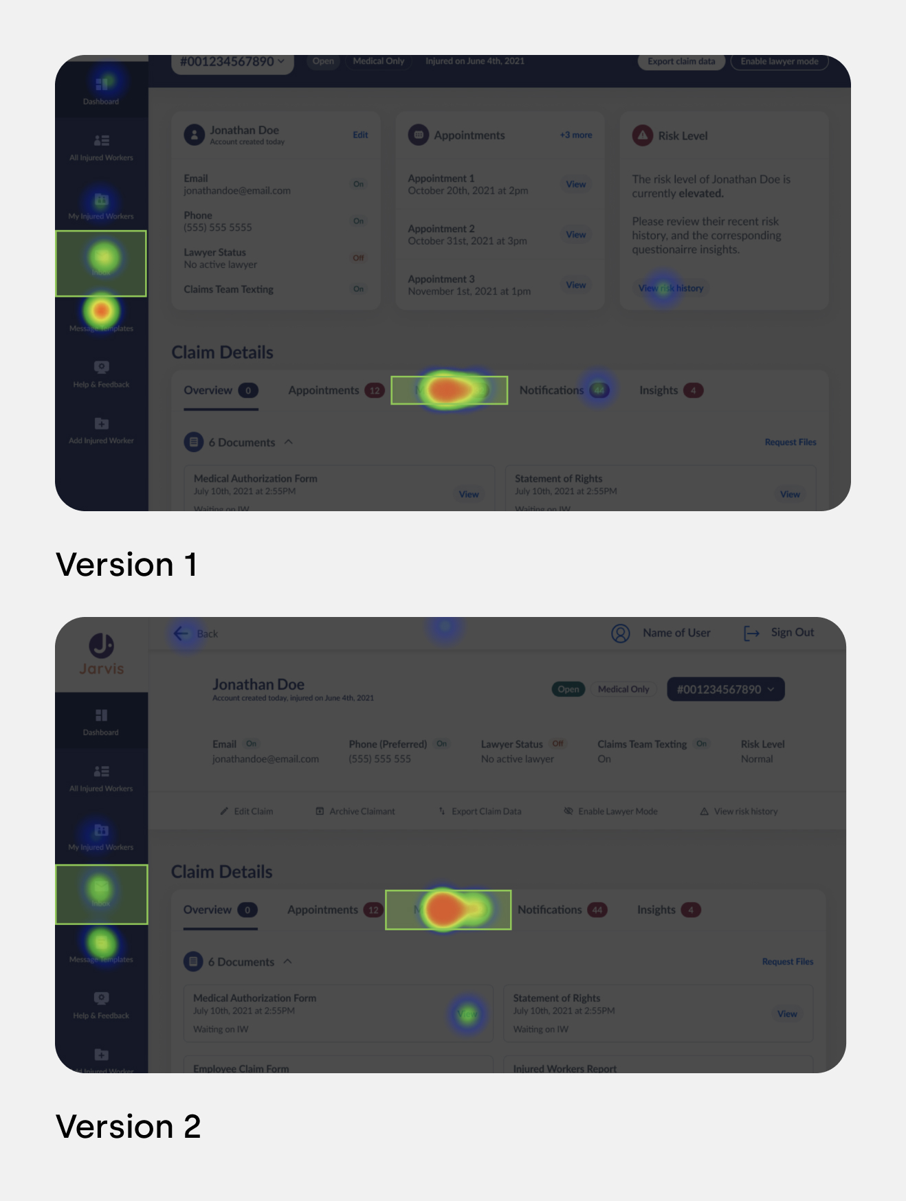 Scenario 4 heatmap comparison