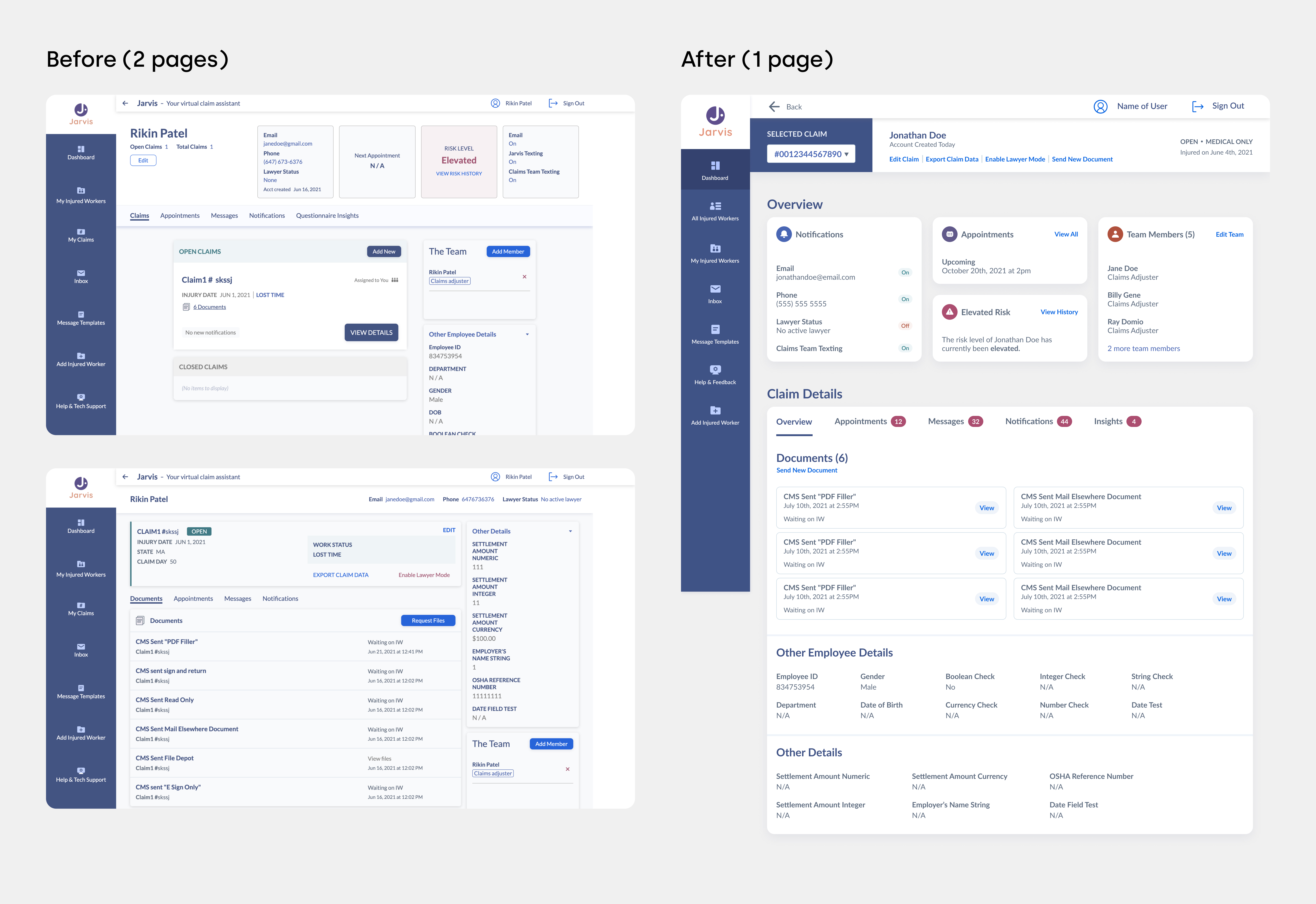 Comparing old versus new