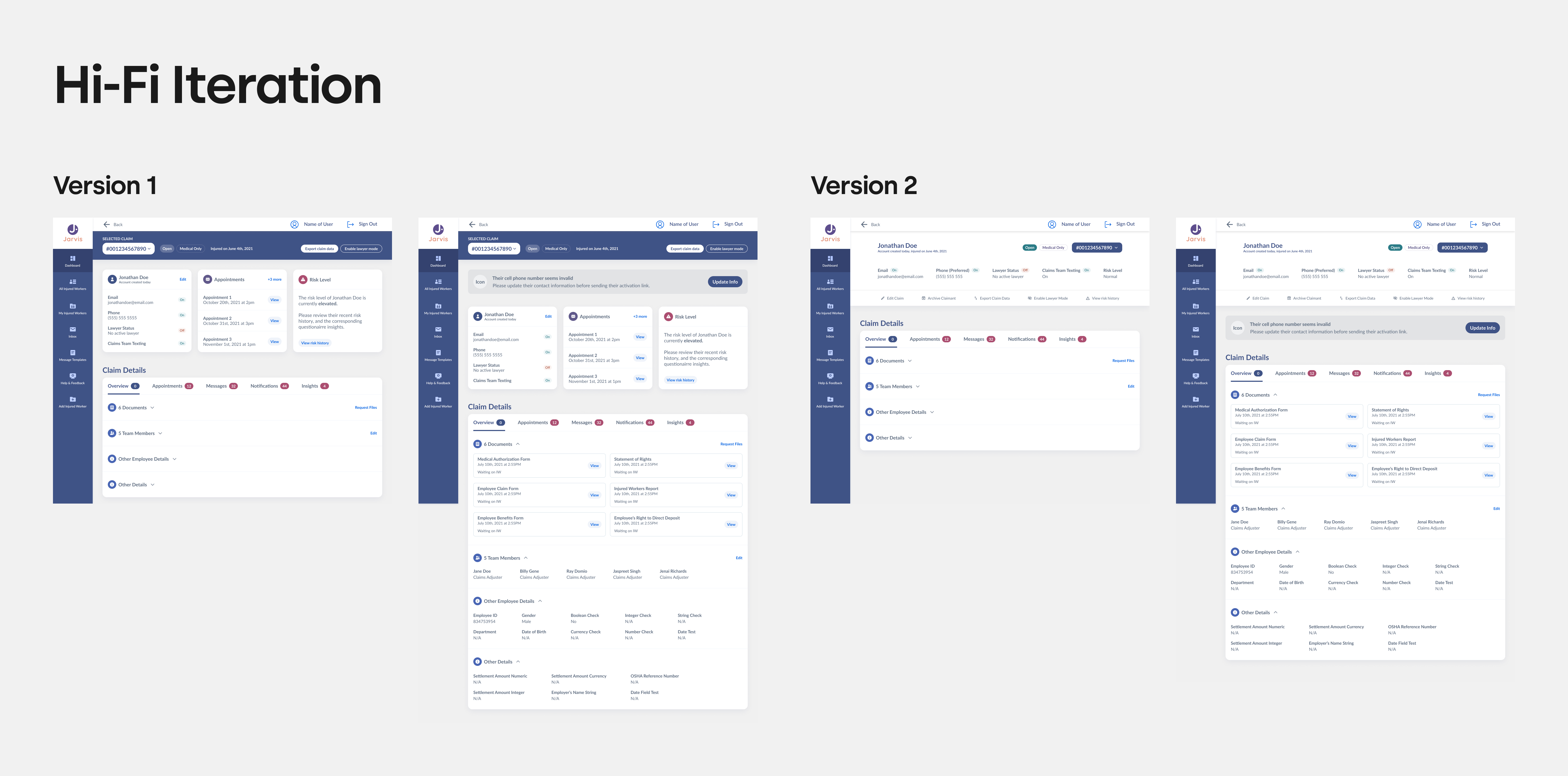 High fidelity version 1