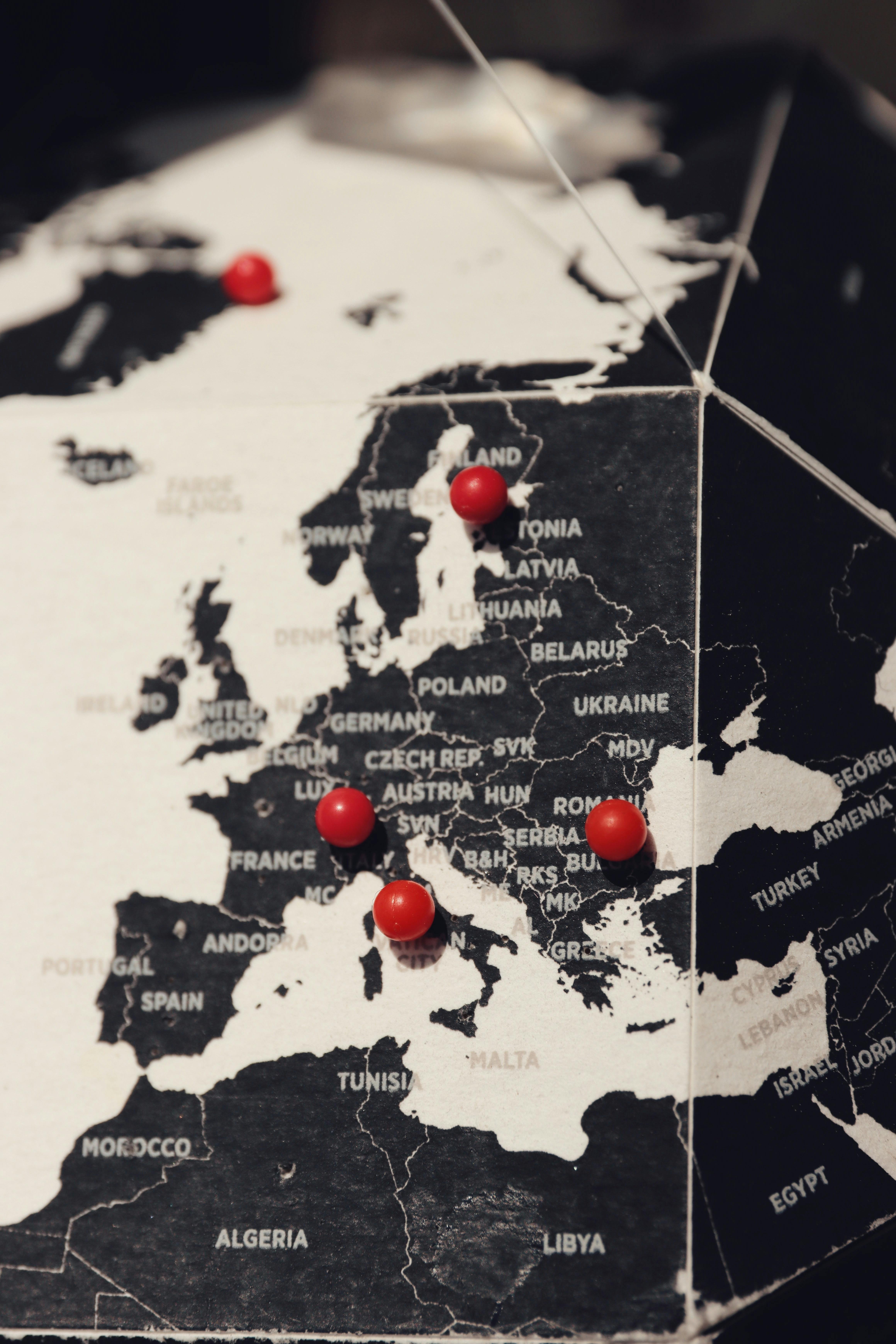 Map of European Countries