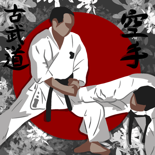 National Karate Kobudo Federation Self Defense Karate Logo