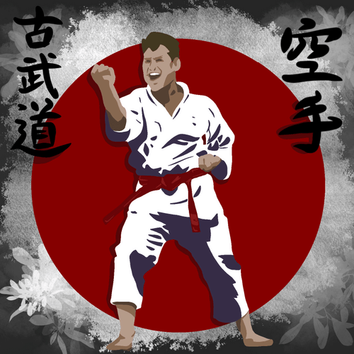 National Karate Kobudo Federation Kata Kiai Karate Colton Woodard Kyoshi 7 Dan Logo