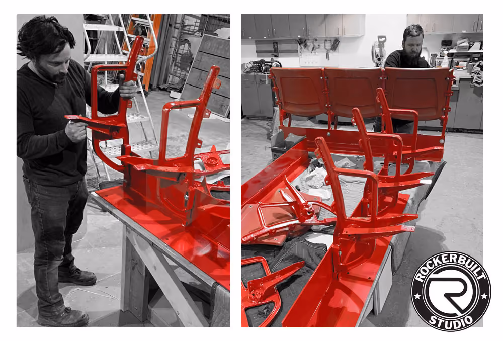 RockerBuilt restoring stadium seats