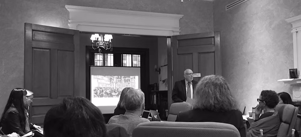 David Tomes pitches Louisville to host CNU 27 at CNU's headquarters in Washington DC