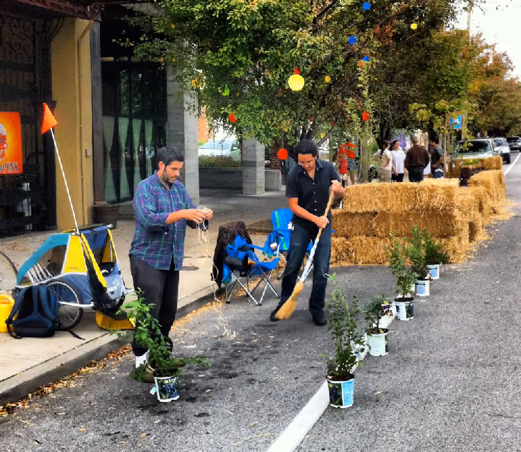Cleaning up after 2012 Park(ing) Day