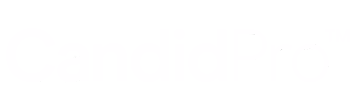 Text logo with the word 'Candid Pro' in bold, modern font.